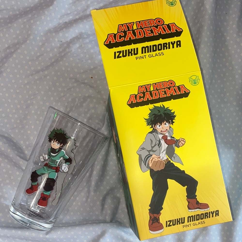 My Hero Academia Izuku Midoriya Pint Glass